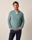 Esteban Johnny Collar Sweater in Baltic by Johnnie-O