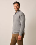 Esteban Johnny Collar Sweater in Fossil by Johnnie-O