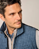 Craig Button-Down Puffer Vest in Navy by Johnnie-O