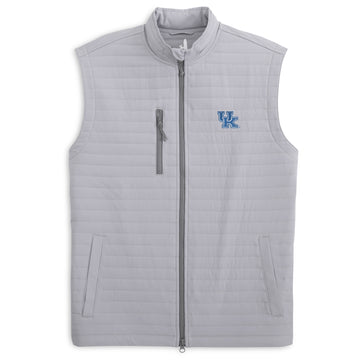 University of Kentucky Crosswinds Performance Vest in Seal by Johnnie-O