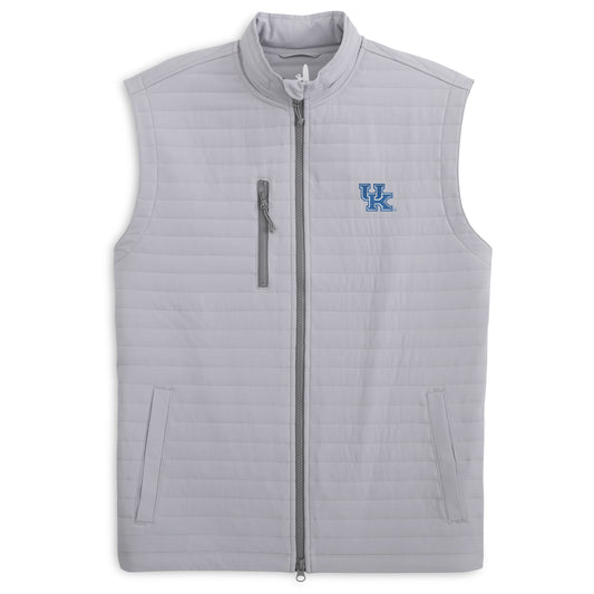 University of Kentucky Crosswinds Performance Vest in Seal by Johnnie-O