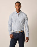 Shay Performance Button Up Shirt in Cascade by Johnnie-O