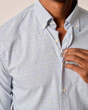 Shay Performance Button Up Shirt in Cascade by Johnnie-O