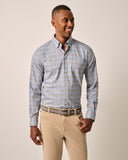 Scotty Performance Button Up Shirt in Navy by Johnnie-O