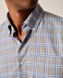 Scotty Performance Button Up Shirt in Navy by Johnnie-O