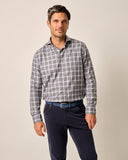 Trenton Top Shelf Button Up Shirt in Charcoal by Johnnie-O