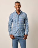 Tally Hangin' Out Performance Button Up Shirt in Victory by Johnnie-O