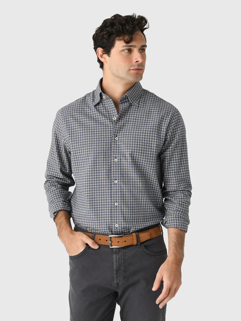 Brooks Top Shelf Button Down Shirt in Navy by Johnnie-O