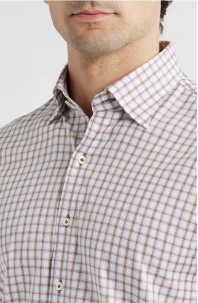 Chiles Top Shelf Button-Down Shirt in Azalea by Johnnie-O