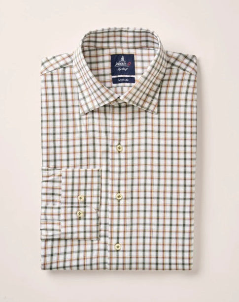 Chiles Top Shelf Button-Down Shirt in Forest by Johnnie-O