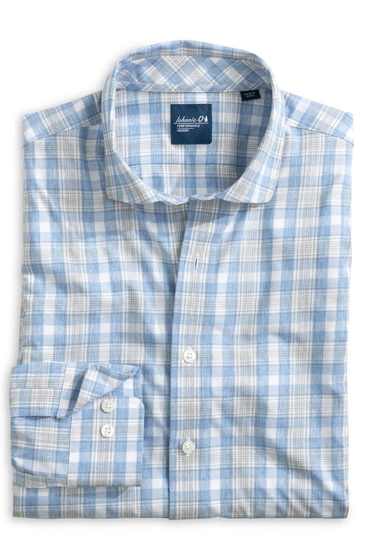 Everyday Performance Button Down Shirt Jacobson in Mystic by Johnnie-O
