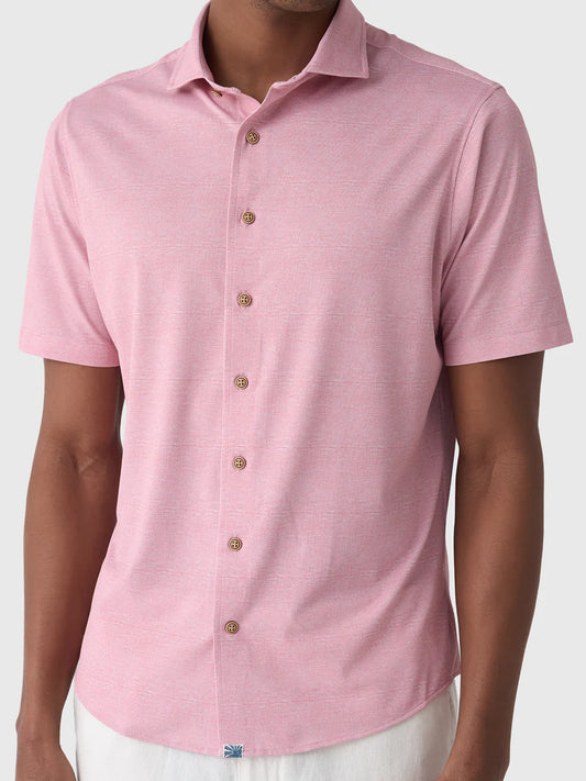 Breck Hangin' Out Button-Up Shirt in Red Snapper by Johnnie-O