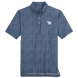 University of Kentucky Kahuna Printed Polo in Lake by Johnnie-O