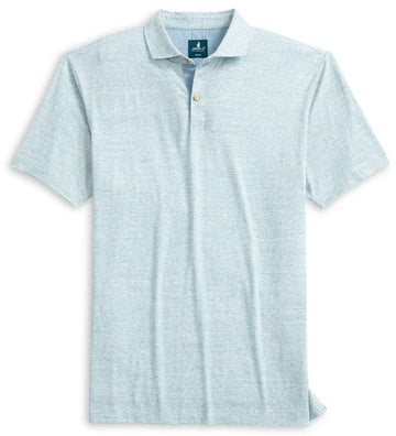 Thatcher Slub Cotton Blend Polo in Tropical by Johnnie-O