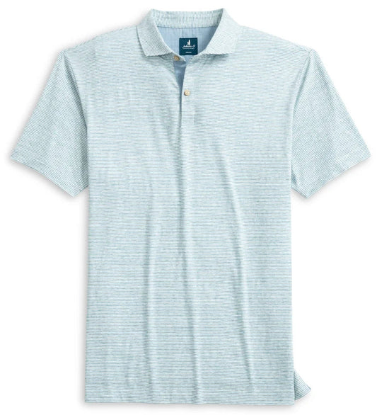 Thatcher Slub Cotton Blend Polo in Tropical by Johnnie-O