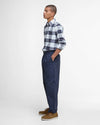Kyeloch Tailored Long-Sleeved Shirt in Riverstone Tartan by Barbour