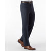 Comfort "EZE" Commuter Bi-Stretch Gabardine Modern Flat Front Soho Dress Pant in Blue MIx by Ballin