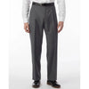 Super 120's Gabardine Pleated Manchester Dress Pant in Mid Grey by Ballin