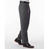 Super 120's Gabardine Pleated Manchester Dress Pant in Mid Grey by Ballin