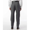Super 120's Gabardine Pleated Manchester Dress Pant in Mid Grey by Ballin