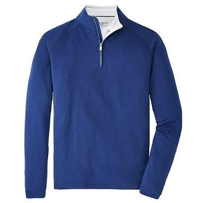 drirelease Natural Touch Quarter-Zip in Atlantic Blue by Peter Millar