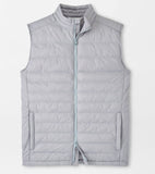 All Course Vest in Gale Grey by Peter Millar