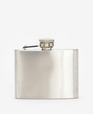 4oz Hinged Hip Flask in Brown by Barbour