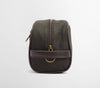 Waxed Washbag in Olive/Beacon by Barbour