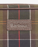 Tartan & Leather Washbag in Classic Tartan by Barbour