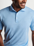 Pilot Mill Haynes Stripe Polo in Cottage Blue by Peter Millar