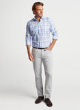 Payson Cotton Stretch Sport Shirt in Cottage Blue by Peter Millar