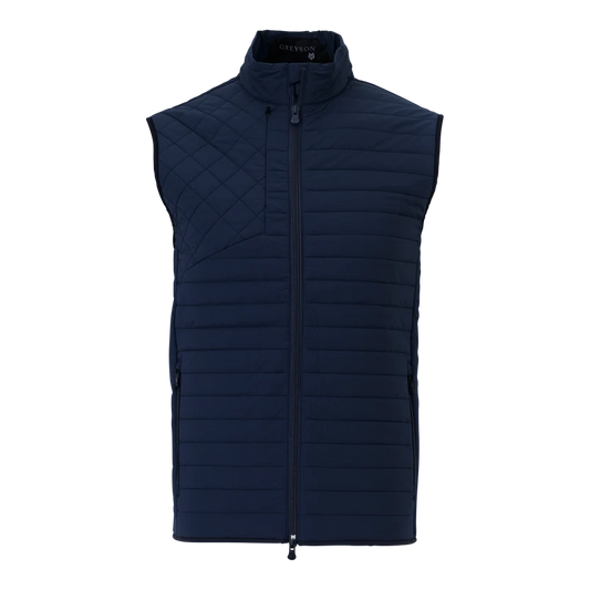 Yukon Ultralight Hybrid Vest in Maltese Blue by Greyson