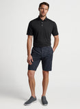 Solid Performance Jersey Polo in Black by Peter Millar