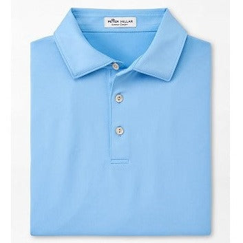 Solid Performance Jersey Polo in Cottage Blue by Peter Millar