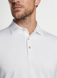 Solid Performance Jersey Polo in White by Peter Millar