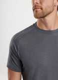 Aurora Performance T-Shirt in Iron by Peter Millar