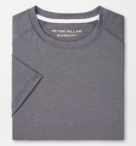 Aurora Performance T-Shirt in Iron by Peter Millar