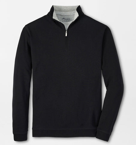 Crown Comfort Pullover in Black by Peter Millar