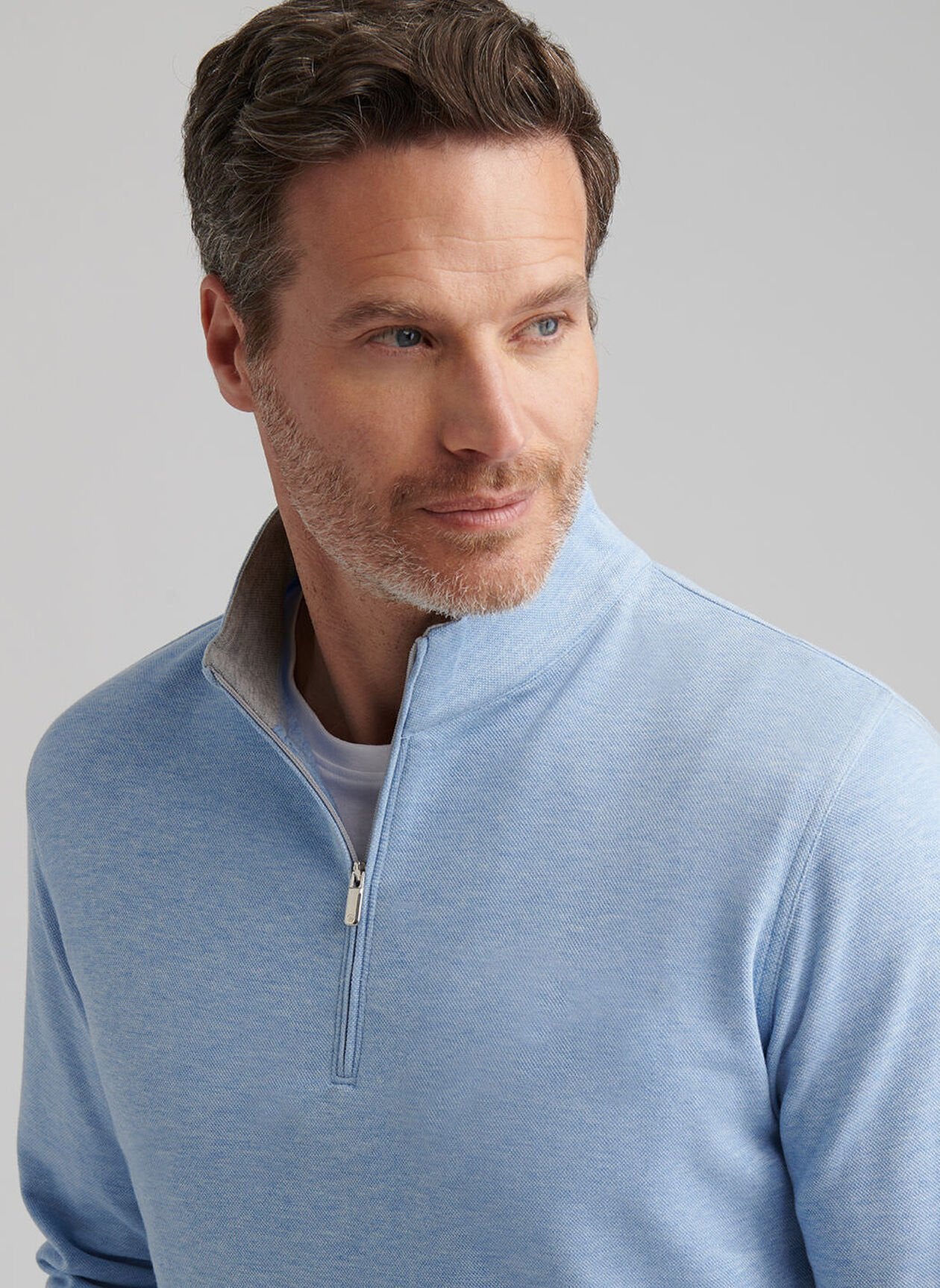 Crown Comfort Pullover in Cottage Blue by Peter Millar – Logan's