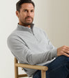 Crown Comfort Pullover in Light Grey by Peter Millar