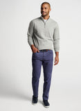 Crown Comfort Pullover in Light Grey by Peter Millar