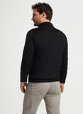 Autumn Crest Quarter-Zip in Black by Peter Millar