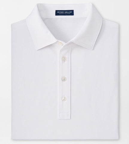 Soul Performance Mesh Polo in White by Peter Millar