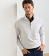Stealth Performance Quarter-Zip in British Grey by Peter Millar