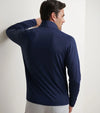 Stealth Performance Quarter-Zip in Navy by Peter Millar