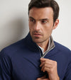 Stealth Performance Quarter-Zip in Navy by Peter Millar