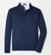 Stealth Performance Quarter-Zip in Navy by Peter Millar