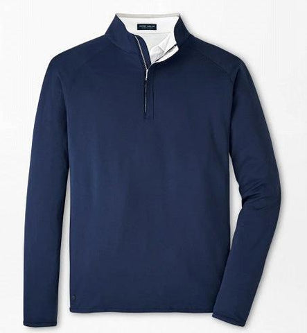 Stealth Performance Quarter-Zip in Navy by Peter Millar