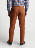 Superior Soft Corduroy Five-Pocket Pant in Cognac by Peter Millar