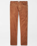 Superior Soft Corduroy Five-Pocket Pant in Cognac by Peter Millar